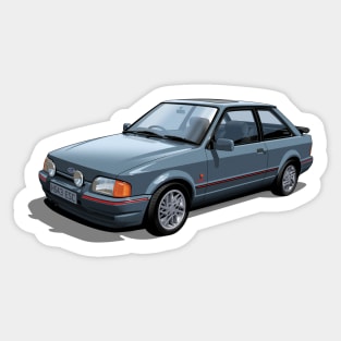 Ford Escort XR3i Mk4 in mercury grey Sticker